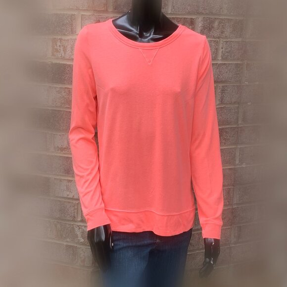 Gap Crew Neck Long Sleeve Tee Top Sz M - Picture 1 of 11